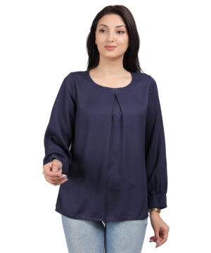 Navy Blue round neck
